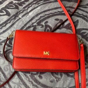Michael Kors Red Crossbody Bag